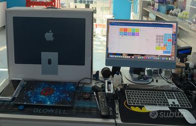 Apple iMac M1 blu 8 Gb,24", 2021 + tastiera estesa