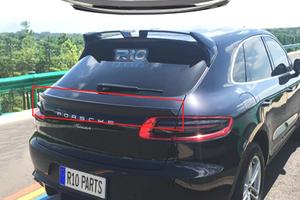 SPOILER PER PORSCHE MACAN 14- LOOK GTS NERO LUCIDO