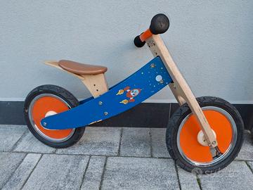 Bici senza pedali in legno