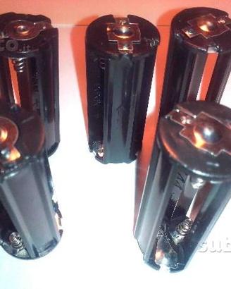 10 Pz adattatore convetitore batteria da 18650