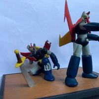 Mazinga Z Il Grande Mazinga distrutti diorama raro