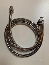 Tubo flessibile cromato per doccia 150cm