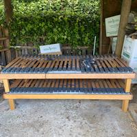 Letto Corrado doghe legno rete elettrica motore