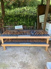 Letto Corrado doghe legno rete elettrica motore