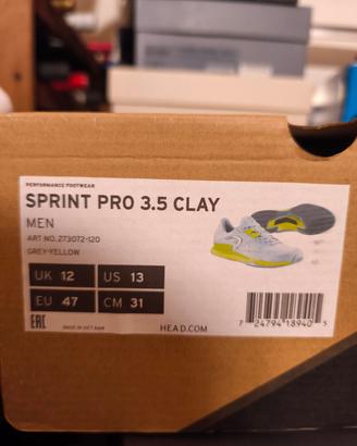 Scarpe Tennis Head Sprint pro 3.5 taglia 47