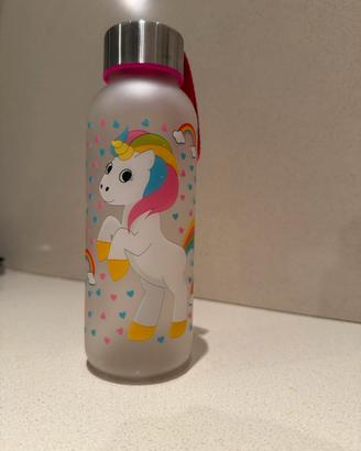 Borraccia bottiglia unicorno