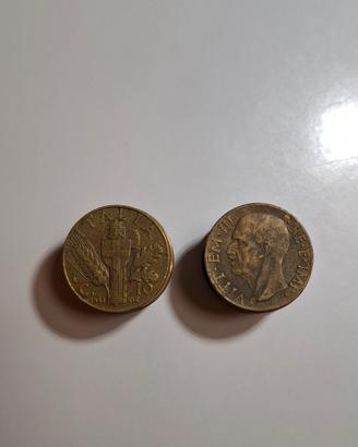 Lotto monete 10 cent impero Vittorio Emanuele III