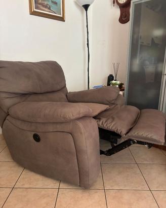 Poltrona relax reclinabile elettrica