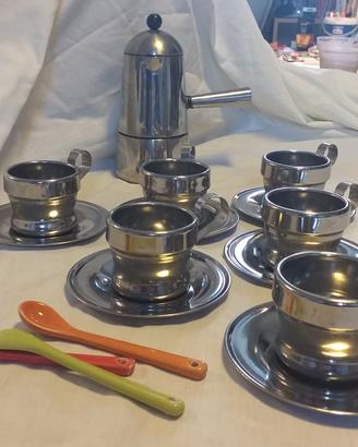 tazzine caffè termiche acciaio vintage
