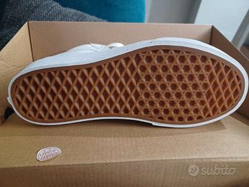 scarpe Vans Sk8-Hi taglia 38 bianche nuove