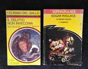 2 romanzi gialli per adulti. Macdonald e. Wallace 