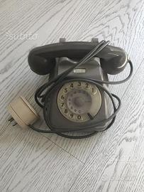 Telefono sip vintage a rotella anni 60