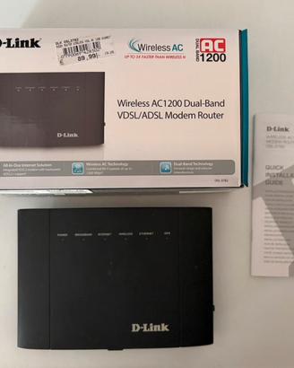 Modem Router D-Link wireless AC1200 Dual-Band