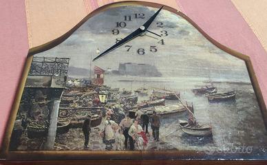 Orologio quadro "Veduta di Margellina"