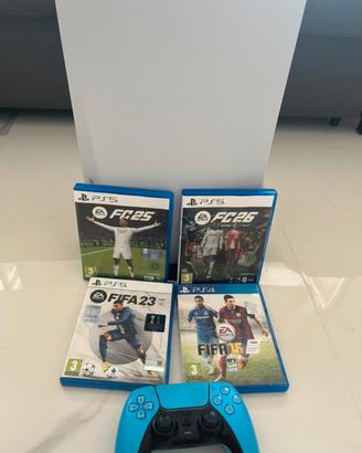 Bundle ps5 standard + controller dualsense +4 fifa