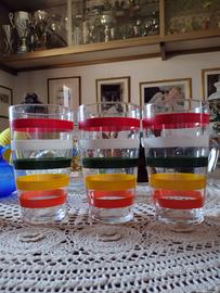 bicchieri vintage 