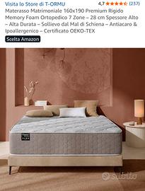 Materasso ortopedico semi nuovo