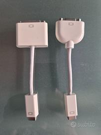 Apple video adapters MiniDVI - DVI e VGA