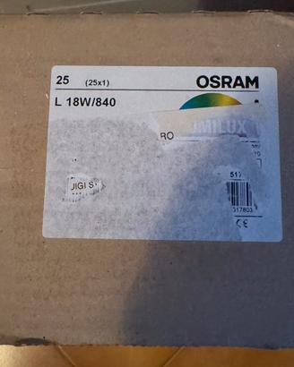 OSRAM L 18W/840 - 25pz (Nuovi)