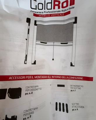 Zanzariera a rullo riducibile 60x150