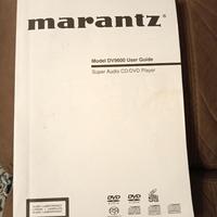 Libretto istruzioni lettore DVD SACD CD Marantz