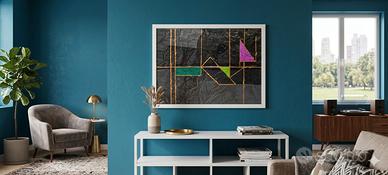 arredamento moderno Torino, quadro astratto 
