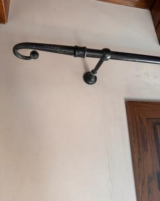 Bastone tenda in ferro battuto