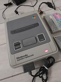 Super Famicom JP snes + controller e 2 giochi 