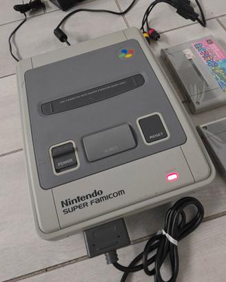 Super Famicom JP snes + controller e 2 giochi 