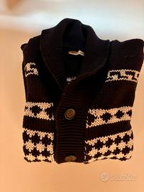 Cardigan uomo lana