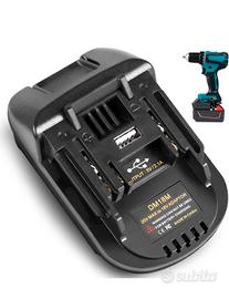 adattatore batteria Milwaukee su utensili Makita 