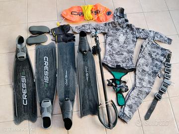 Attrezzatura  pesca sub