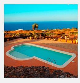 Piscina mozia con spiaggina