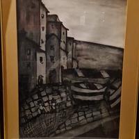 Quadro paesaggio Guido Ragozzino anni 70