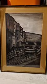 Quadro paesaggio Guido Ragozzino anni 70