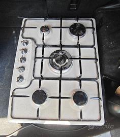 Set piano cottura 5 fuochi + forno Glem da incasso