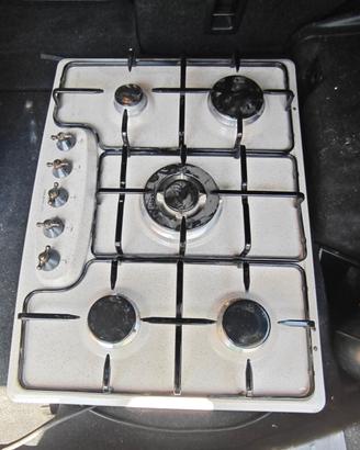 Set piano cottura 5 fuochi + forno Glem da incasso