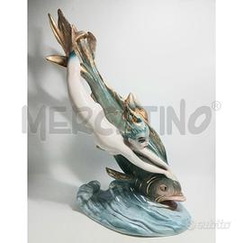 SIRENA CON PESCE VBCM CERAMICA BERTOLOTTI