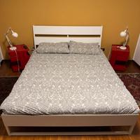 Letto mateimoniale  ikea con materasso