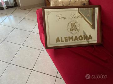 Quadro gran Pasticcera Alemagna a specchio