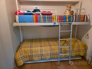 Letto a castello a scomparsa CLEI