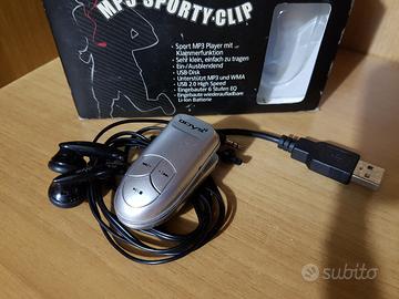 Lettore MP3 Sport Clip + Auricolari