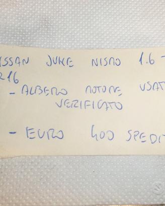 Albero motore usato verificato per nissan juke 1.6