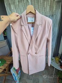 Blazer lungo rosa cipria stradivarius tg.M nuovo