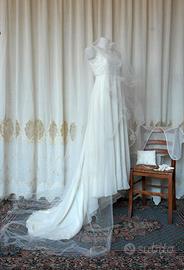 Abito da Sposa taglia 42 + accessori