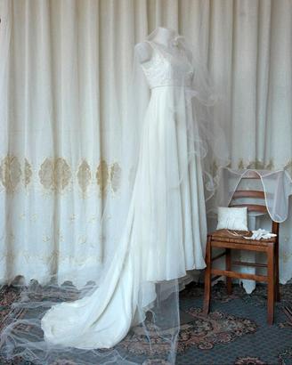 Abito da Sposa taglia 42 + accessori