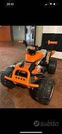 Peg Perego Corral T-Rex Quad elettrico arancione