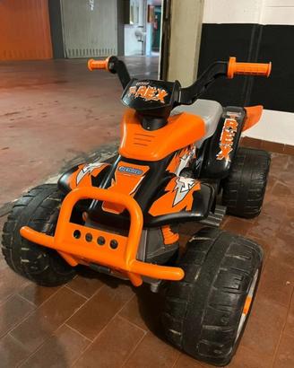 Peg Perego Corral T-Rex Quad elettrico arancione
