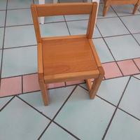 sedia in legno