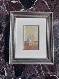 Quadretto Olio Ajanni / Giannini